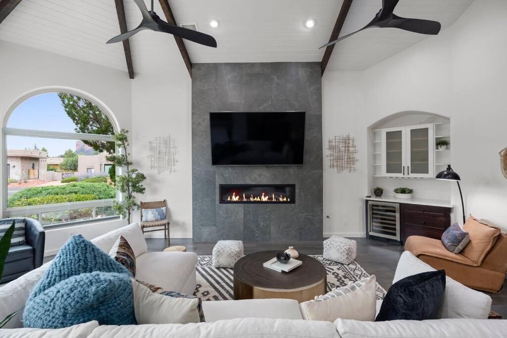 Amazing Luxury Home With Hot Tub & Views Sedona Eksteriør billede