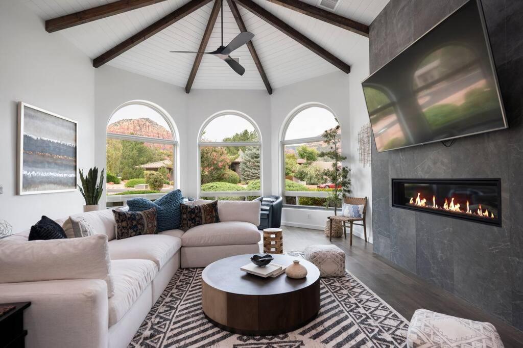 Amazing Luxury Home With Hot Tub & Views Sedona Eksteriør billede